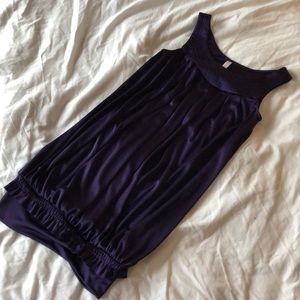 Purple tunic tank